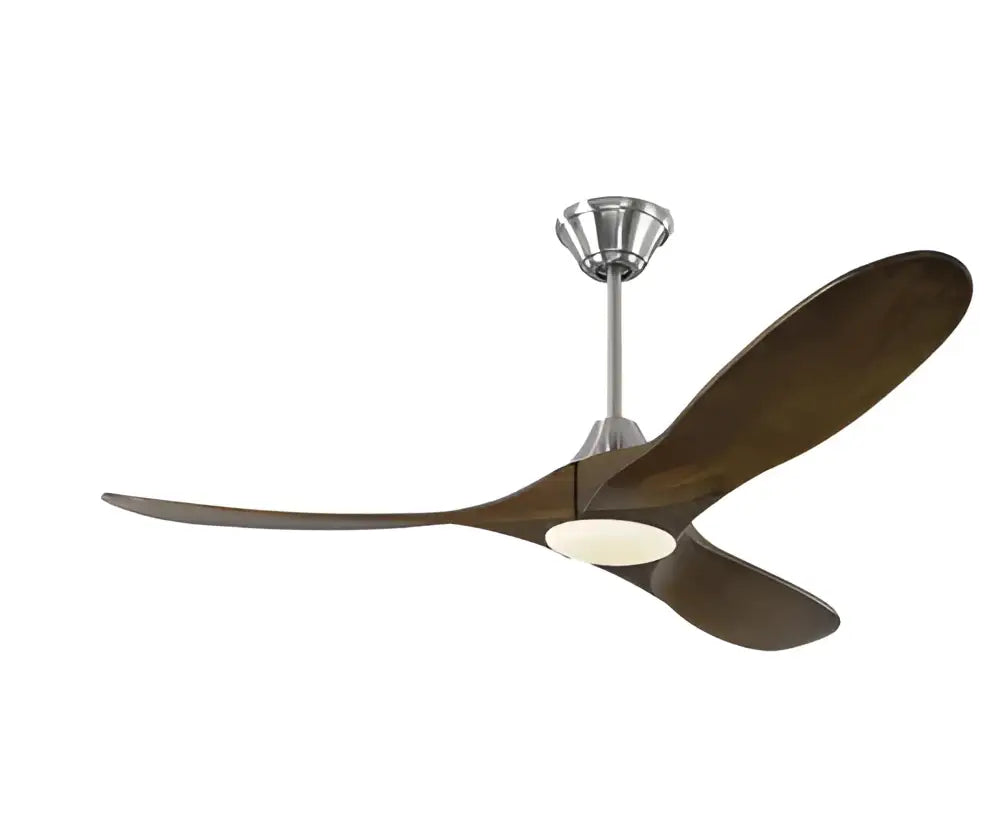 Industrial vintage wood ceiling fan with remote control living room