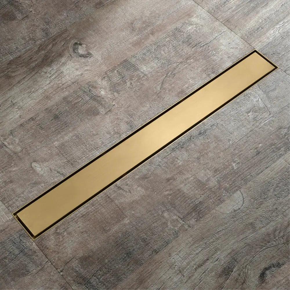 Modern 60cm rose gold bathroom floor drain with deodorant conceal
