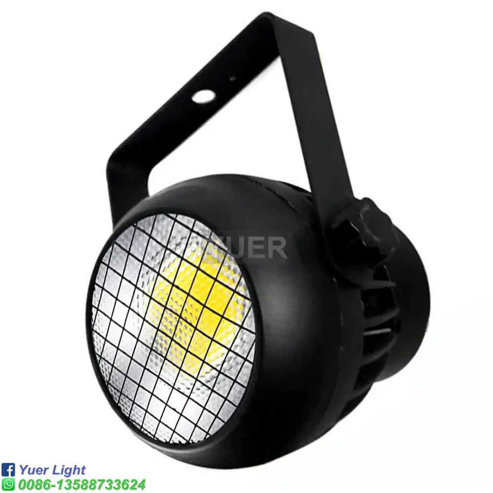 Modern black 60w cob led par light stage spotlight with barn doors