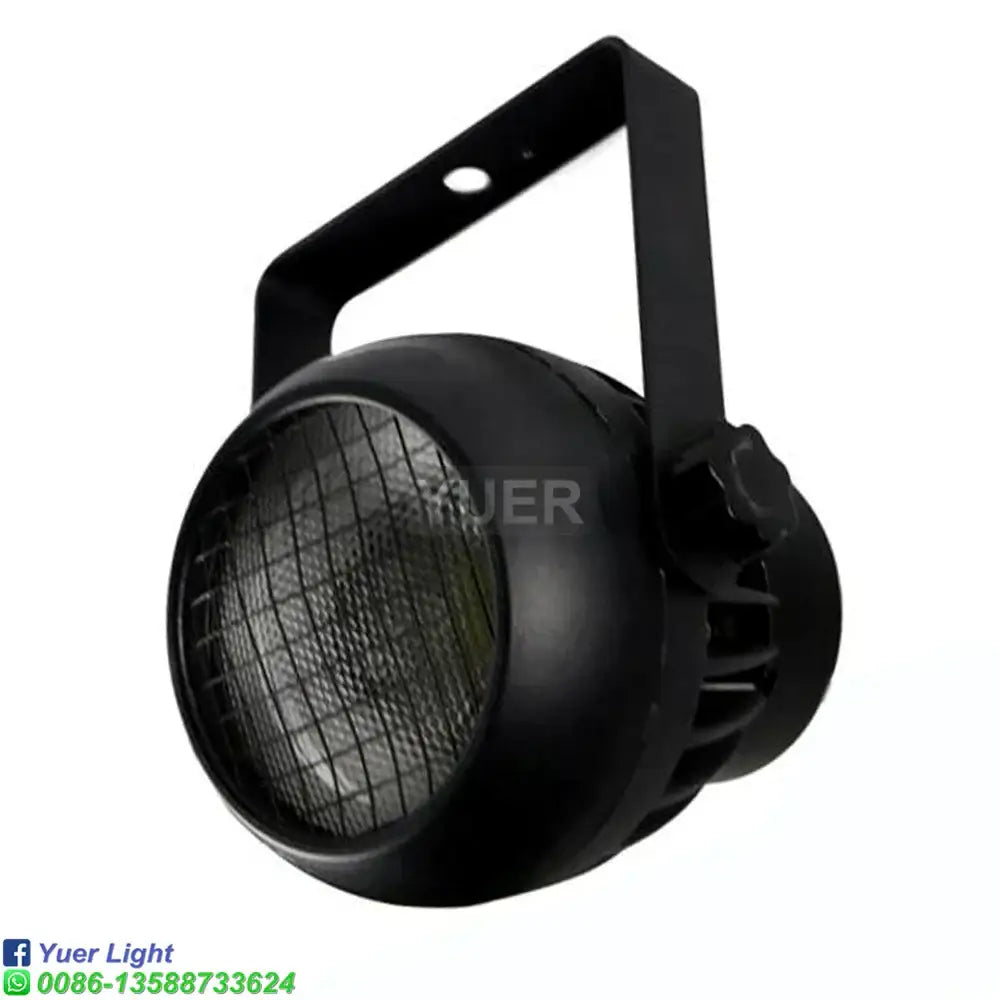 Modern black 60w cob led par light stage spotlight with barn doors