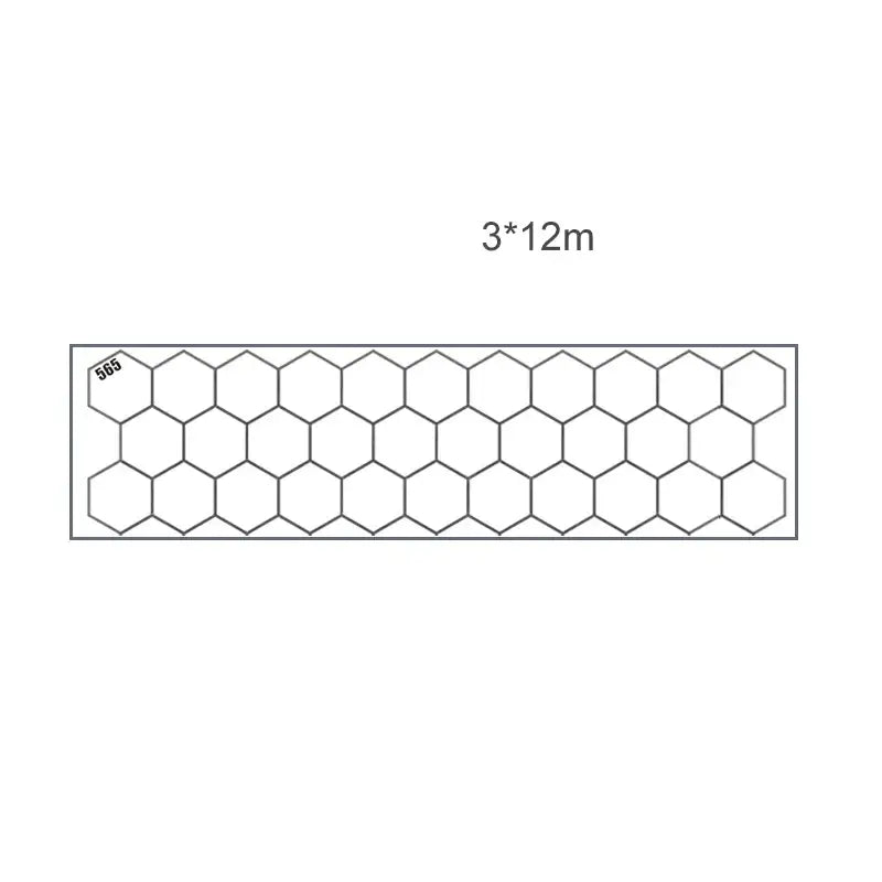 Modern geometric 6500k led hexagrid – workshop ceiling light panel