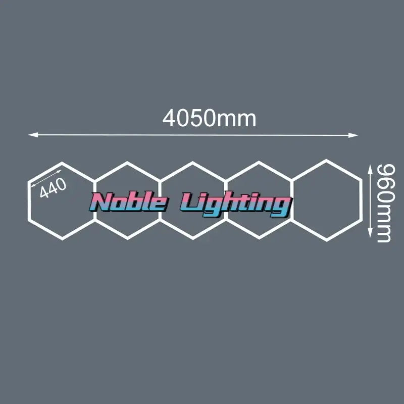 Modern geometric 6500k led hexagrid – workshop ceiling light panel