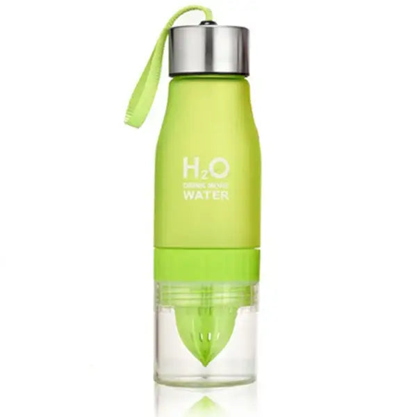 Black & white infuser water bottle kitchen hydration set