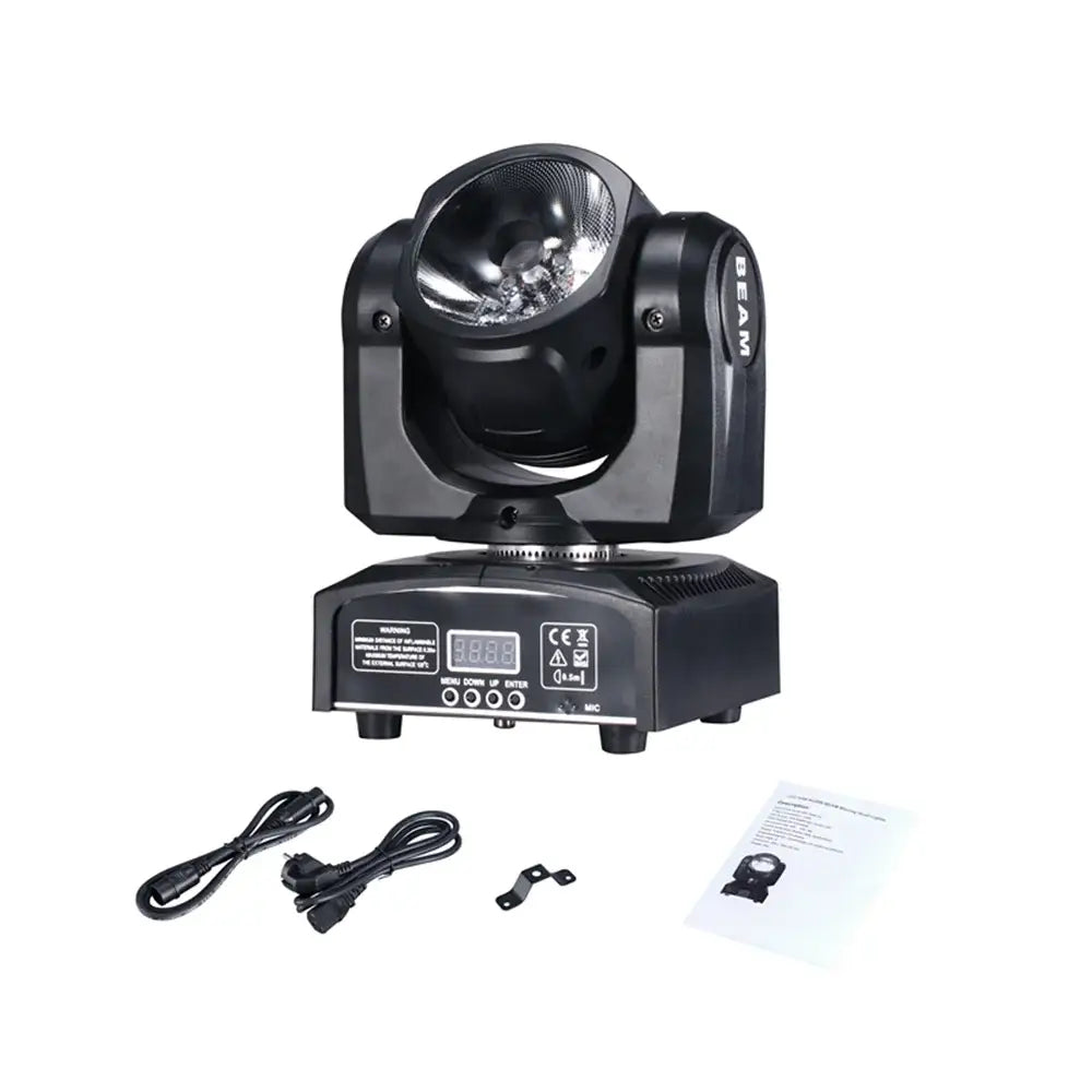 Black 65w rgbw beam led moving head spotlight disco party light