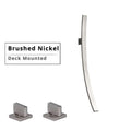 Minimalist black bronze waterfall basin mixer tap bathroom faucet
