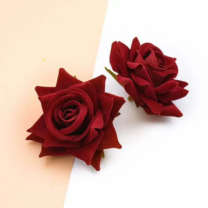 Elegant multi color 7cm rose heads wedding and home decor