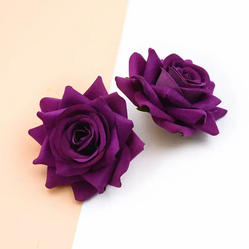 Elegant multi color 7cm rose heads wedding and home decor