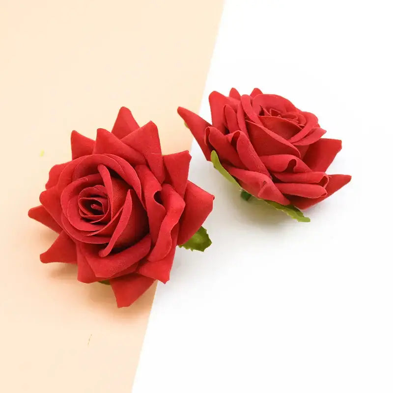 Elegant multi color 7cm rose heads wedding and home decor