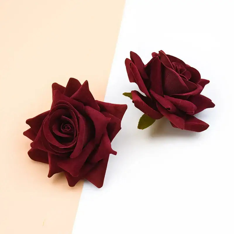 Elegant multi color 7cm rose heads wedding and home decor