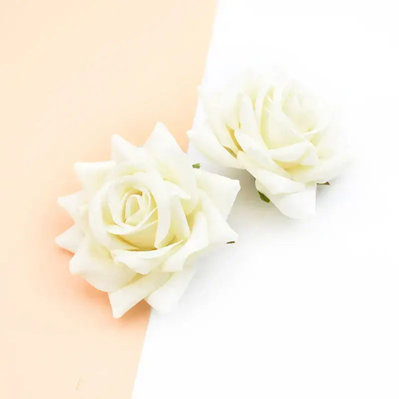 Elegant multi color 7cm rose heads wedding and home decor