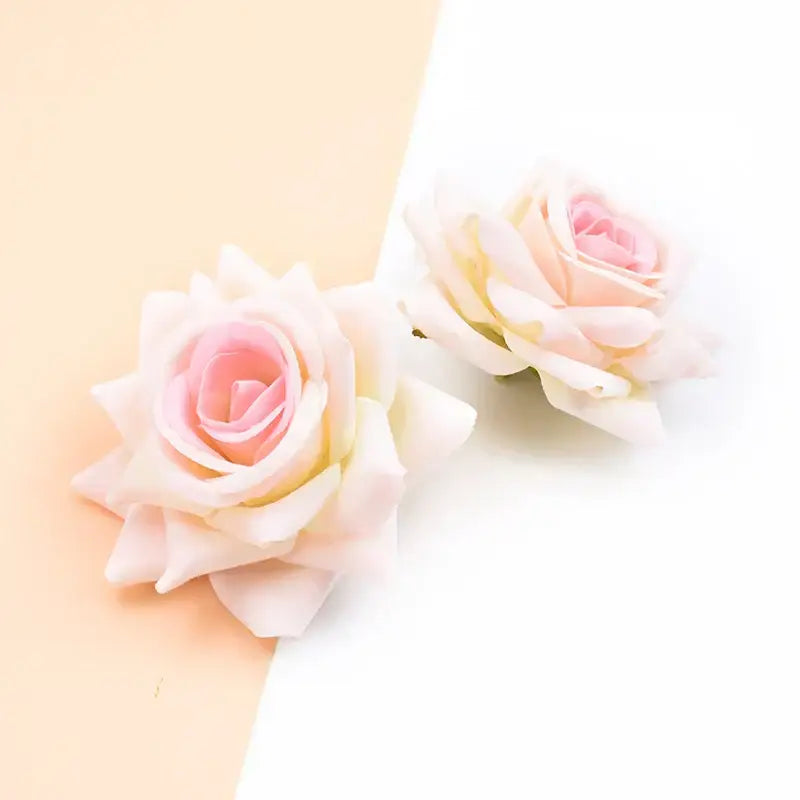 Elegant multi color 7cm rose heads wedding and home decor