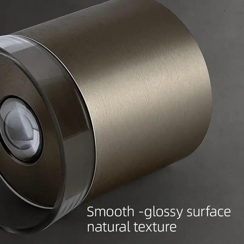 Modern brushed nickel led downlight living room cylindrical light