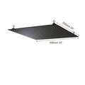 Modern ultra-thin black square rain shower head for bathroom