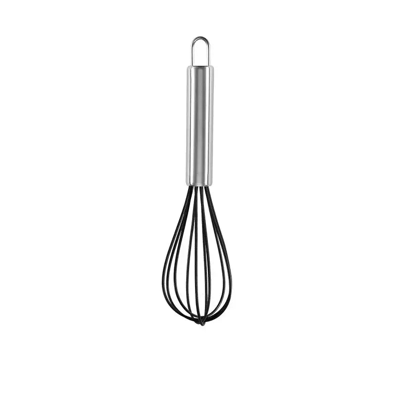 Colorful stainless steel silicone whisk mixer kitchen baking tool