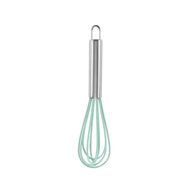 Colorful stainless steel silicone whisk mixer kitchen baking tool