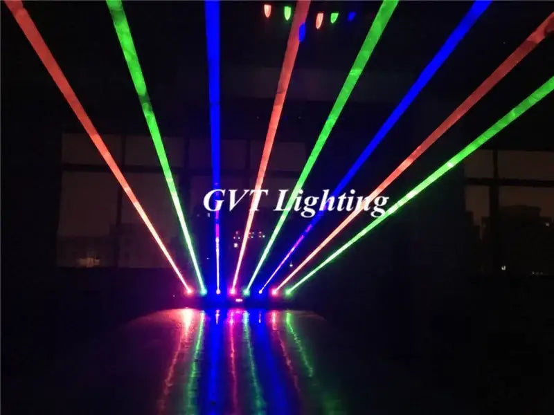 Black stage lighting rgb laser array moving head for party room