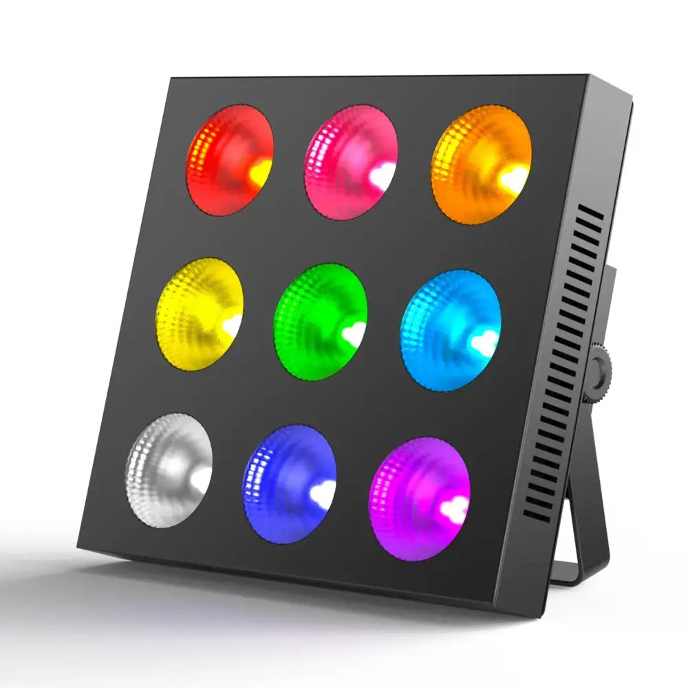 Black 9-eye cob matrix stage light concert hall led panel