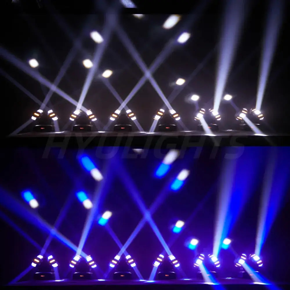 Modern 8x12w rgbw dual head led stage light for entertainment room