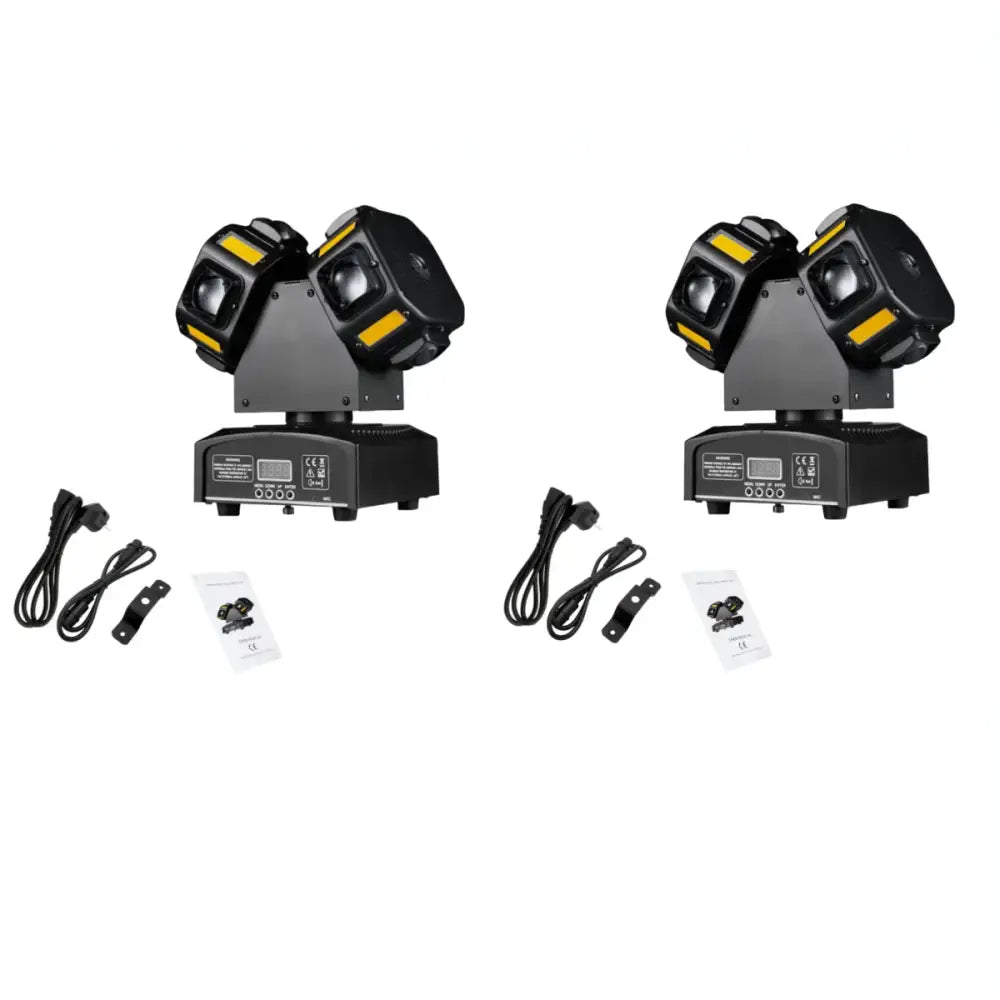 Modern 8x12w rgbw dual head led stage light for entertainment room