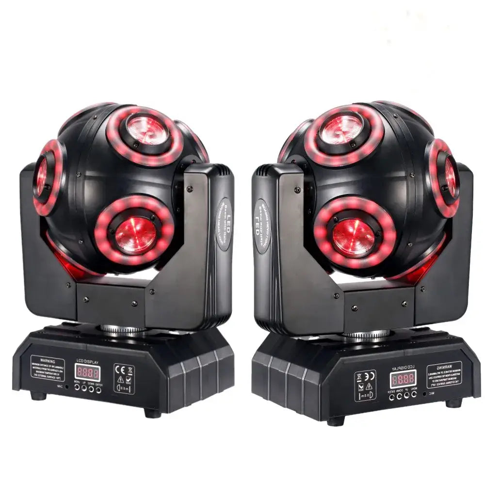 Modern black 8x15w moving head beam stage light for living room