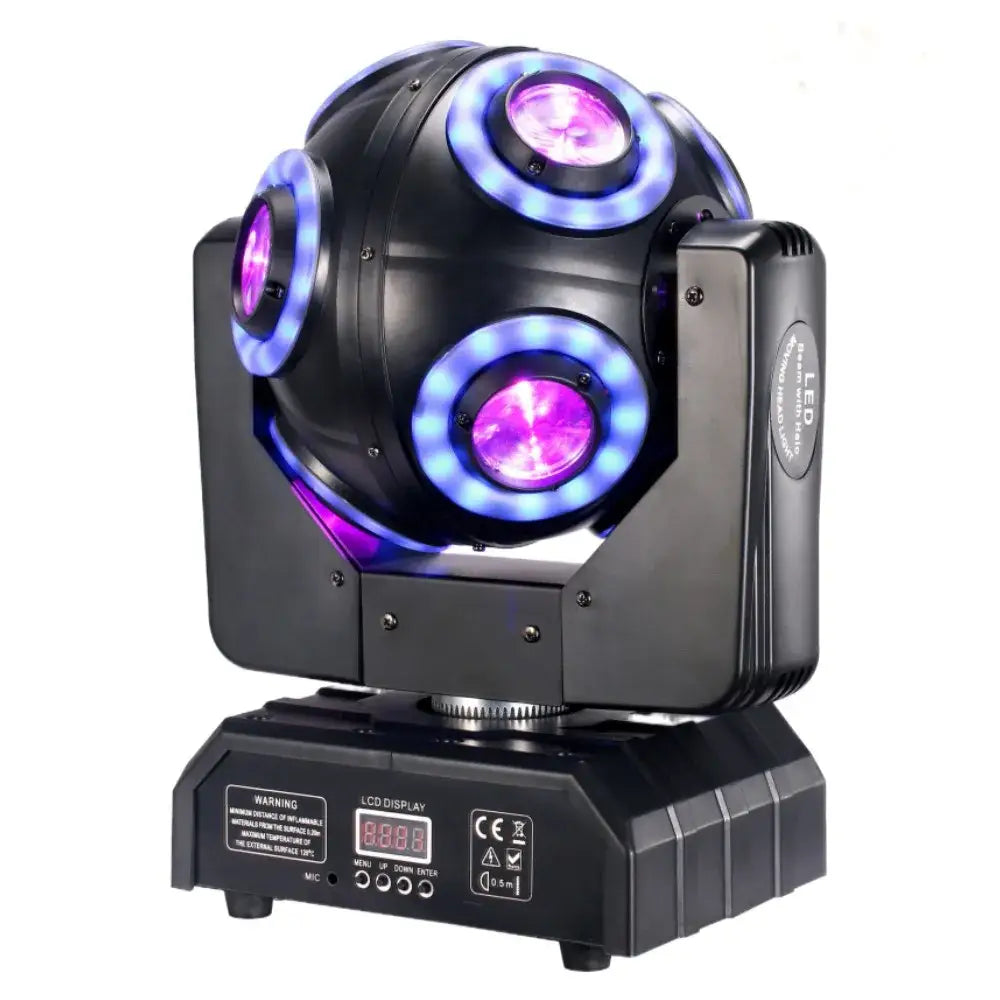 Modern black 8x15w moving head beam stage light for living room