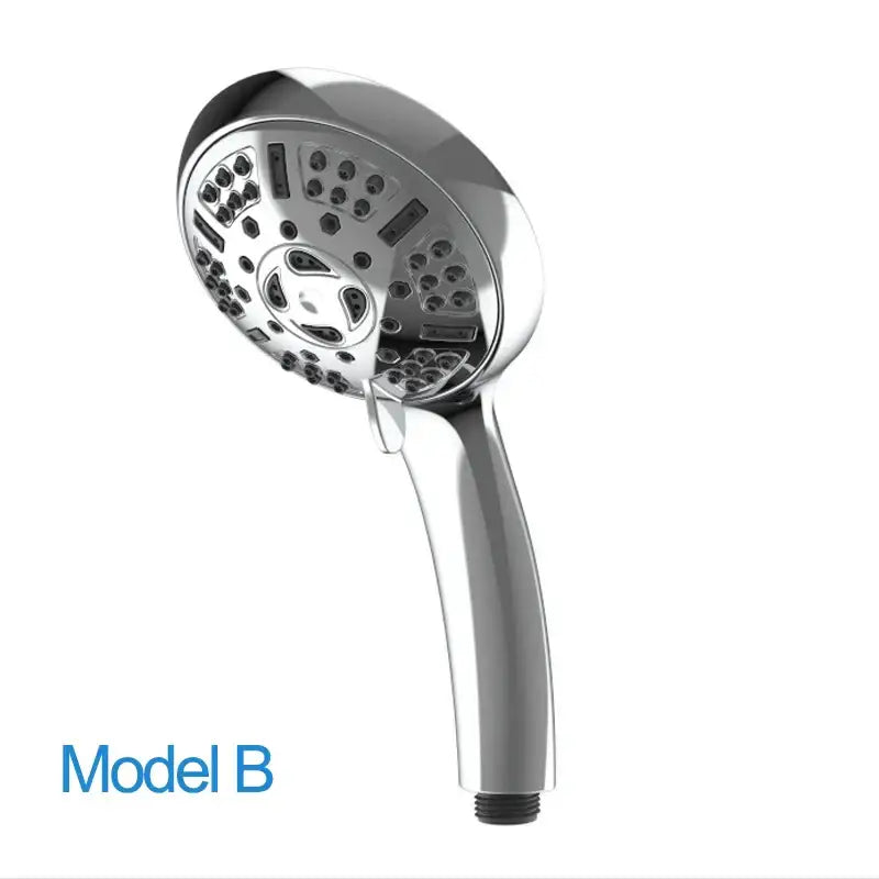 Chrome 9-function high pressure handheld shower head bathroom spray