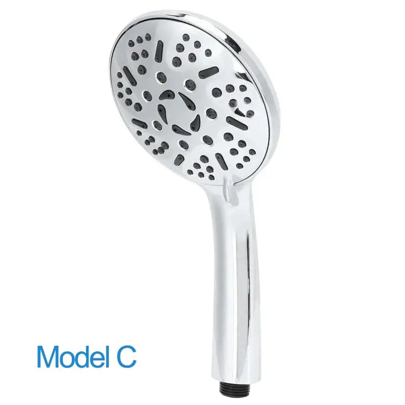 Chrome 9-function high pressure handheld shower head bathroom spray