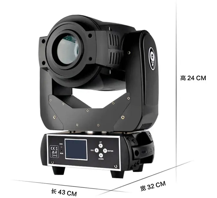 Professional black 90w led moving head light stage and dj fixture