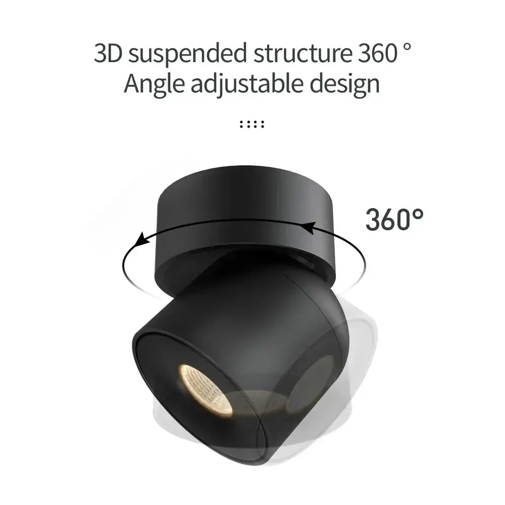 Modern matte white cob led ceiling spotlight living room lamp