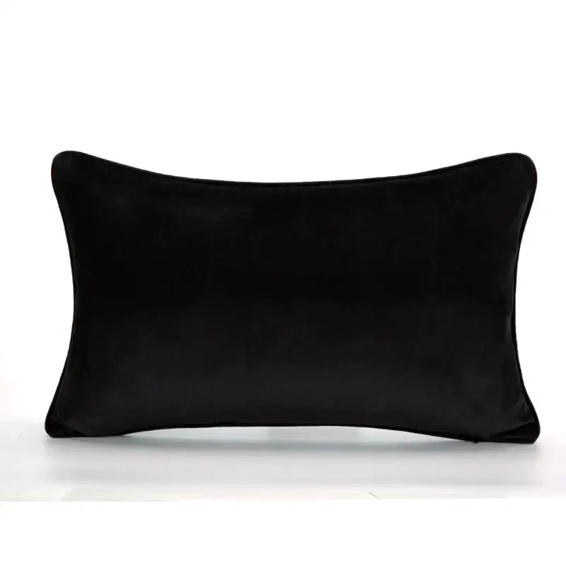 Decorbites abstract monochrome jacquard lumbar pillow cover bedroom
