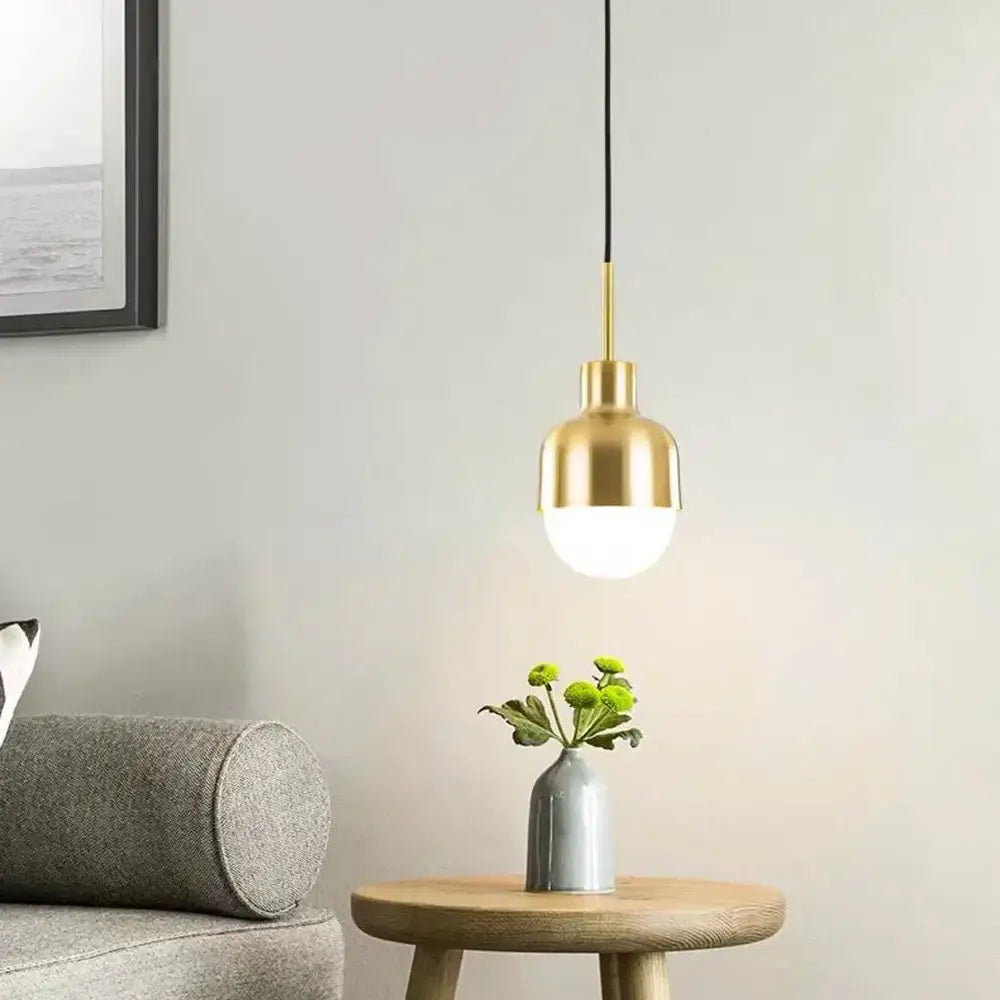 Modern gold ball pendant light dining room set of 3