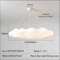Modern white acrylic cloud led pendant light living room