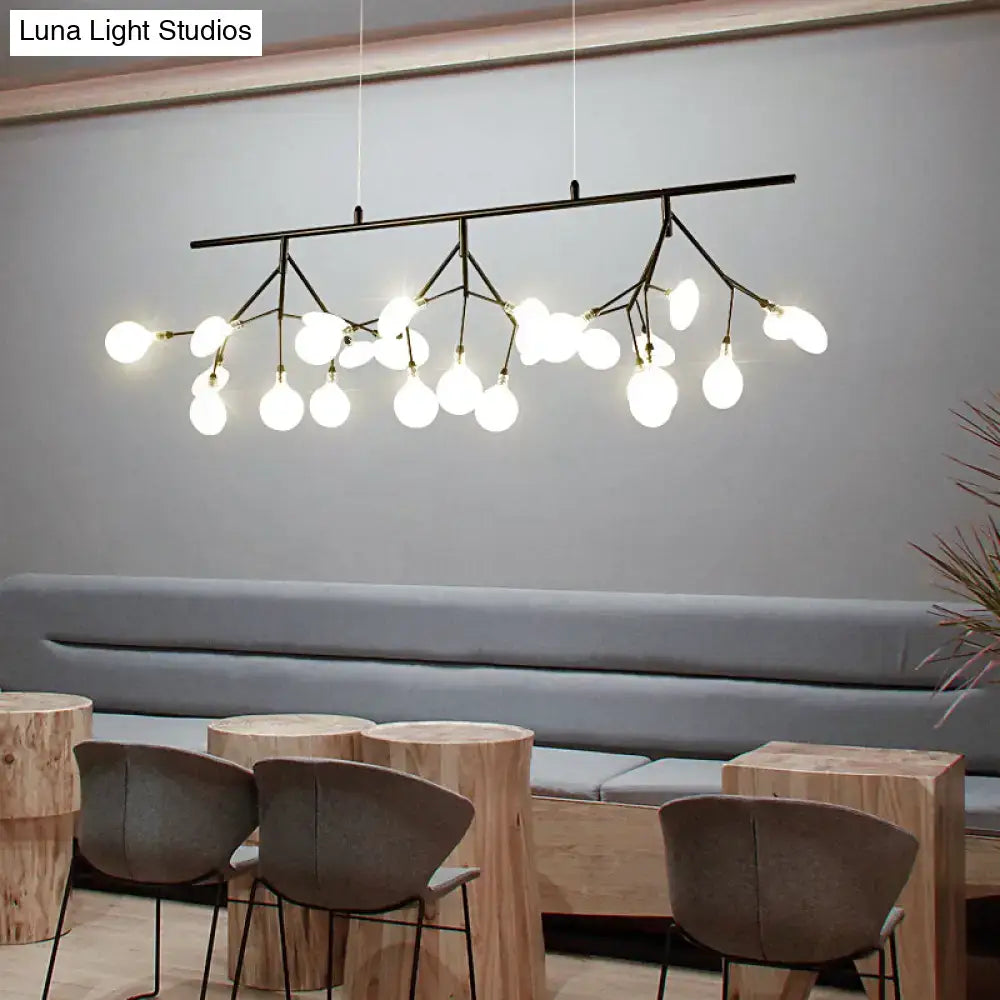 Modern gold firefly metal pendant 27 light bedroom chandelier