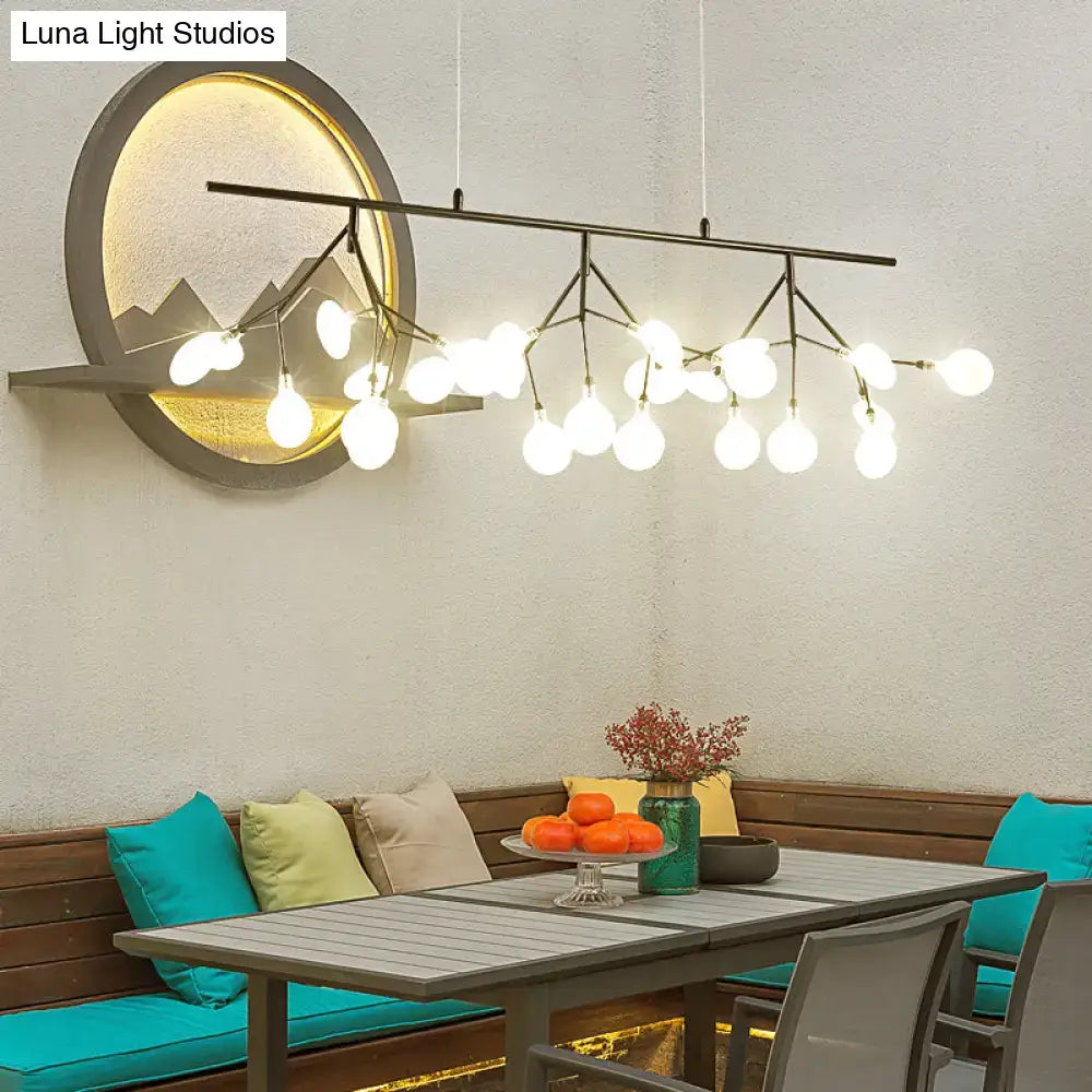 Modern gold firefly metal pendant 27 light bedroom chandelier