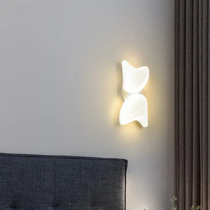 Modern white aisal flower ceiling chandelier for living room dimming
