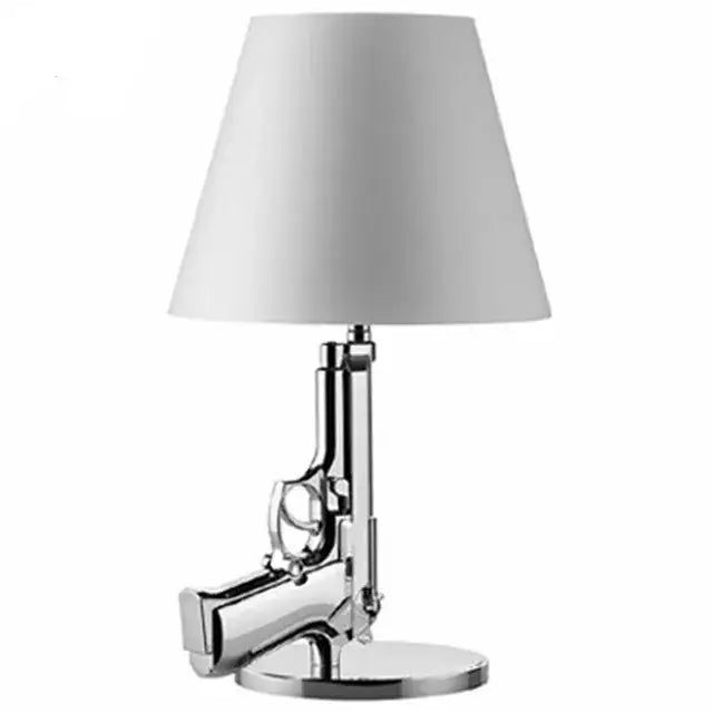 Luxury gold ak47 guns floor lamp bedroom art deco light