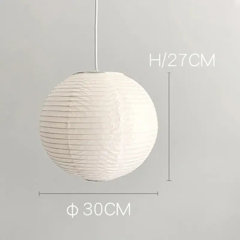 Akari vintage rice paper pendant light – dining room japanese lantern