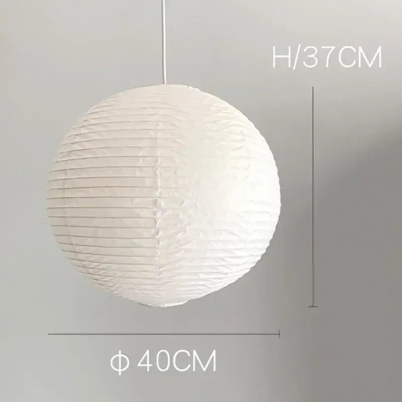 Akari vintage rice paper pendant light – dining room japanese lantern