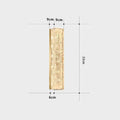 Modern textured glass copper wall lamp bedroom luxury sconce
