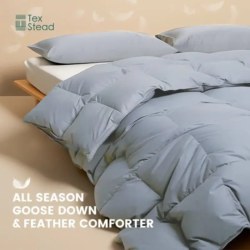 Plush white season lightweight goose down duvet insert bedroom