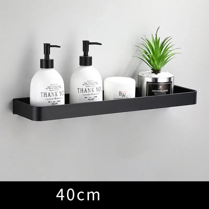 Modern white aluminum bathroom corner shelf kitchen storage holder