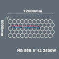 Modern white aluminum housing hexagon led light bar garage light