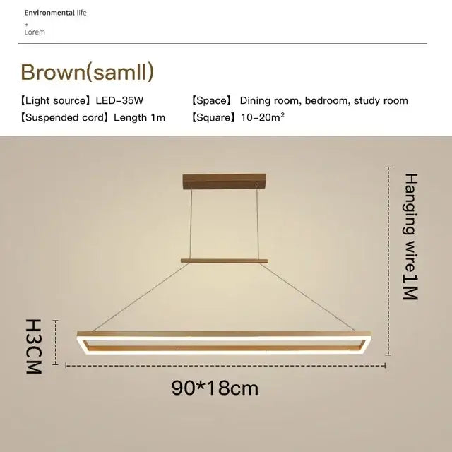Modern aluminum led ceiling chandelier – dining room pendant light