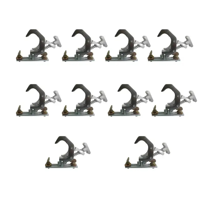 Silver aluminum stage lamp hook 10pcs stage lamp metal clamp