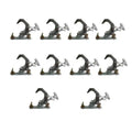 Silver aluminum stage lamp hook 10pcs stage lamp metal clamp