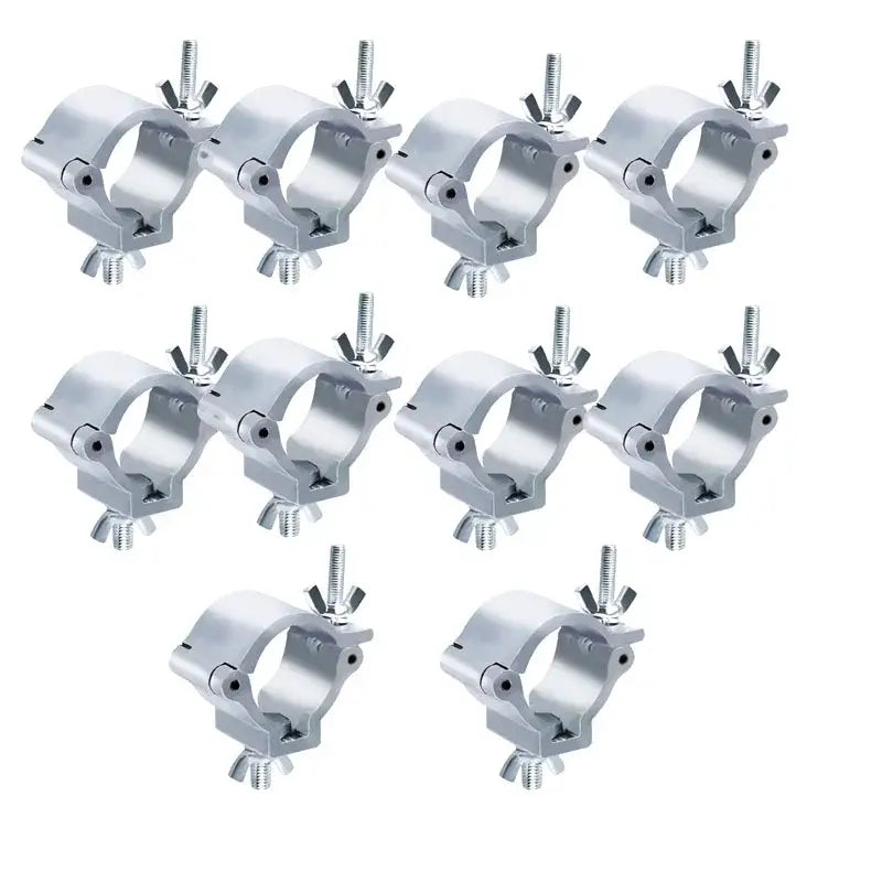 Silver aluminum stage lights truss clamp for event room mounting