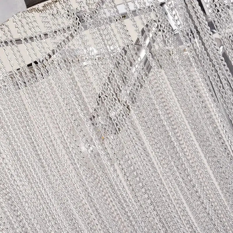 Decorbites aluminum tassel chandelier living room waterfall pendant light
