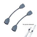 Modern black & white magnetic aluminum track rails living room light