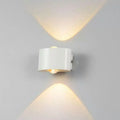 Modern black & white aluminum wall lamps – living room sconces