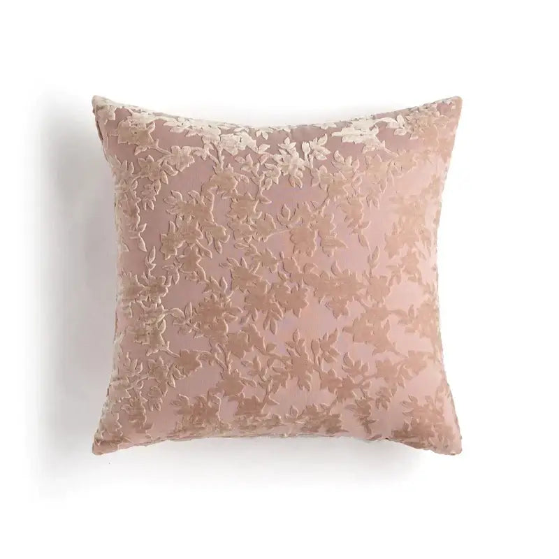 Pink ancient art vintage revival baroque cushion covers bedroom set of 2